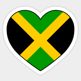 Heart - Jamaica Sticker